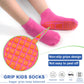Hycles Boys Girls Non-Slip Toddler Socks Grip Ankle Sticky Sock Anti-Skid Socks For Kids 6 Pairs For 6-9 Years Kids