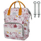 House Of Quirk Baby Diaper Bag Maternity Backpack (White Zebra)