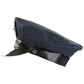 Elope Kid'S Police Hat With Silver Badge - Navy Blue Polyester Dress Up Cop, Adjustable Vinyl Brim, Costume Accessory Standard