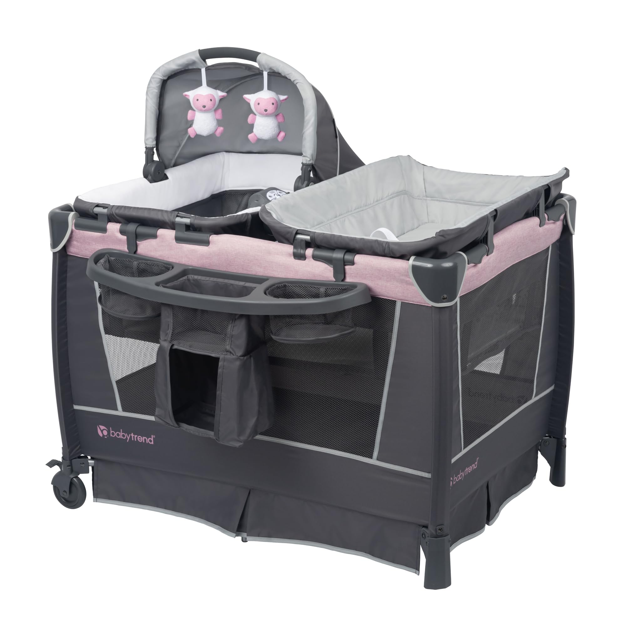 Baby Trend Simply Smart Nursery Center Playard, Dash Pink – Cutebabybuy