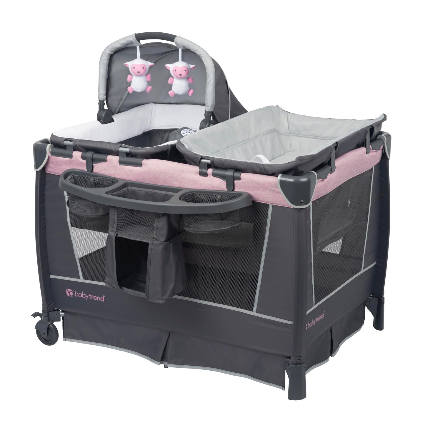 Baby Trend Simply Smart Nursery Center Playard, Dash Pink