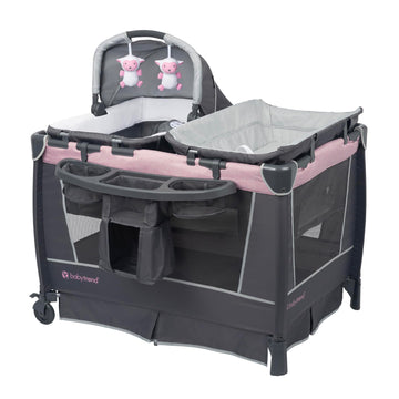 Baby Trend Simply Smart Nursery Center Playard, Dash Pink