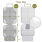 Meolsaek Car Seat Protector For Child Car Seat, 600D Fabric Waterproof Car Seat Cover With Non-Slip Backing, Under Baby Car Seat