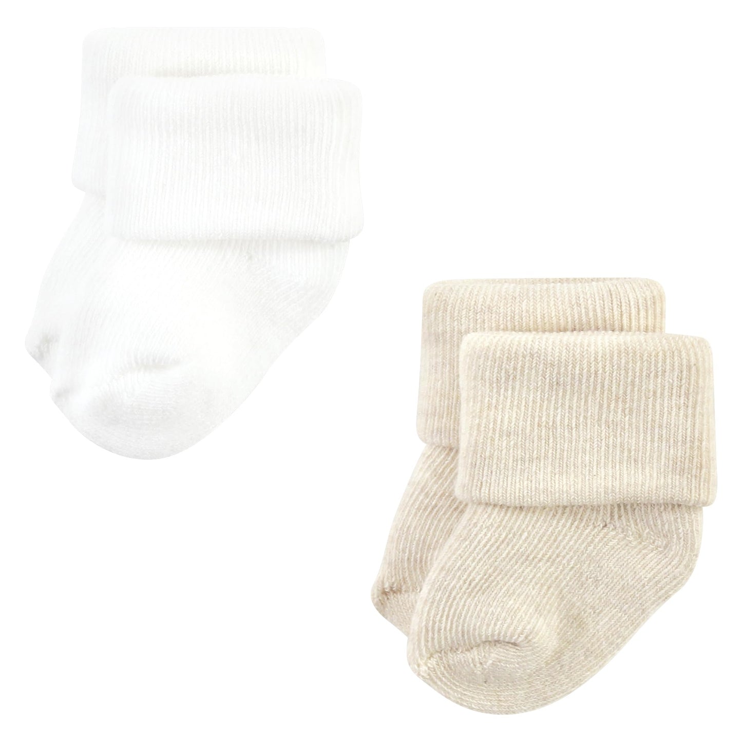 Hudson Baby Unisex Baby Cotton Rich Newborn And Terry Socks, Teddy Bear, 0-6 Months