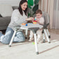 Baby Highchair,6 In 1 High Chairs For Babies And Toddler Baby Feeding Chair Coverts To Highchair For Baby, Kids Learning Table,B