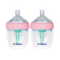 Dr. Talbot'S Silicone Anti-Colic Bottles - (2-Pack) Self-Sterilizing Baby Bottles For Newborns - 5 Oz - Pink