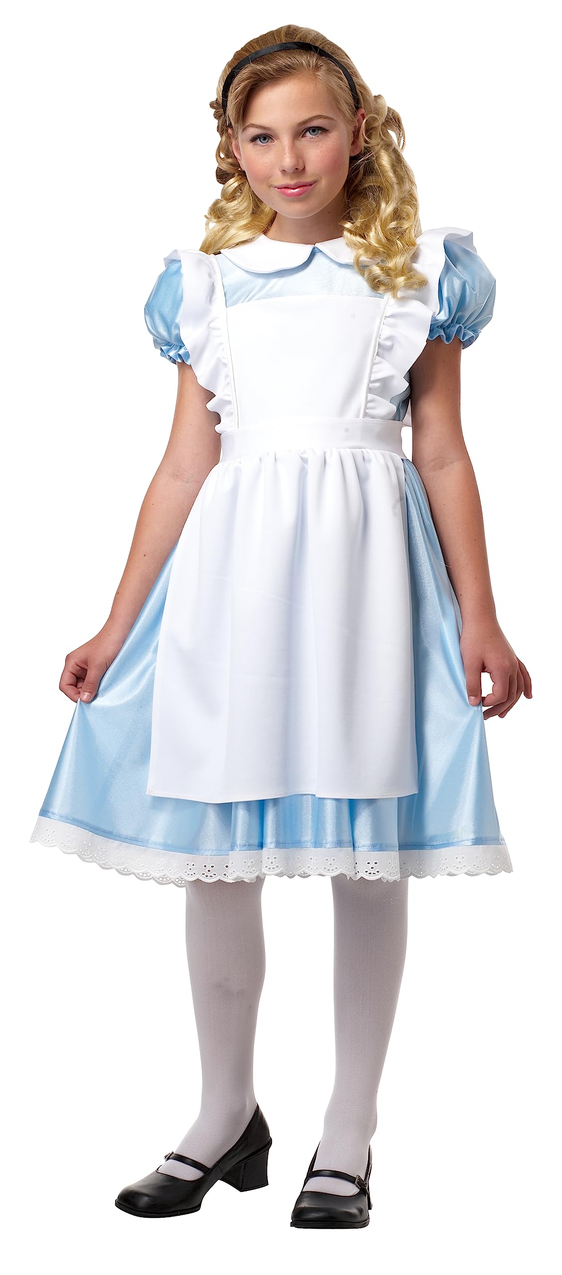 California Costumes Girls Alice Child Costume White/Blue, Xsmall