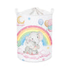 HUUMONSS Rainbow Animals Baby Laundry Hamper Collapsible Clothes Kids Storage Basket Large Girls Gift Toy Box Bin for Bedroom, E