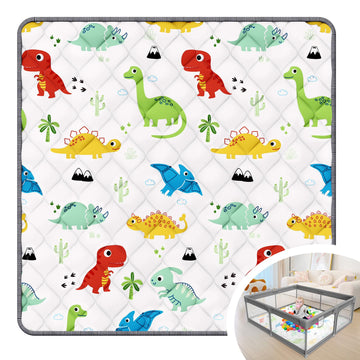 Palopalo Thicken Foam Baby Play Mat For Floor, 50X50 Inch Play Mat For Playpen, Soft Padding Playmats For Babies, Toddlers And I