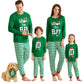 Iffei Matching Family Christmas Pajamas Sets Holiday Pj'S With Elf Printing Long Sleeve Tee And Striped Pants With Pocket 6-7 Ye