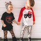 Kids Boys T-Shirt Valentines Heart Shirt Monster Truck Love Tops Long Sleeve Raglan Toddler Baby Tees 5T
