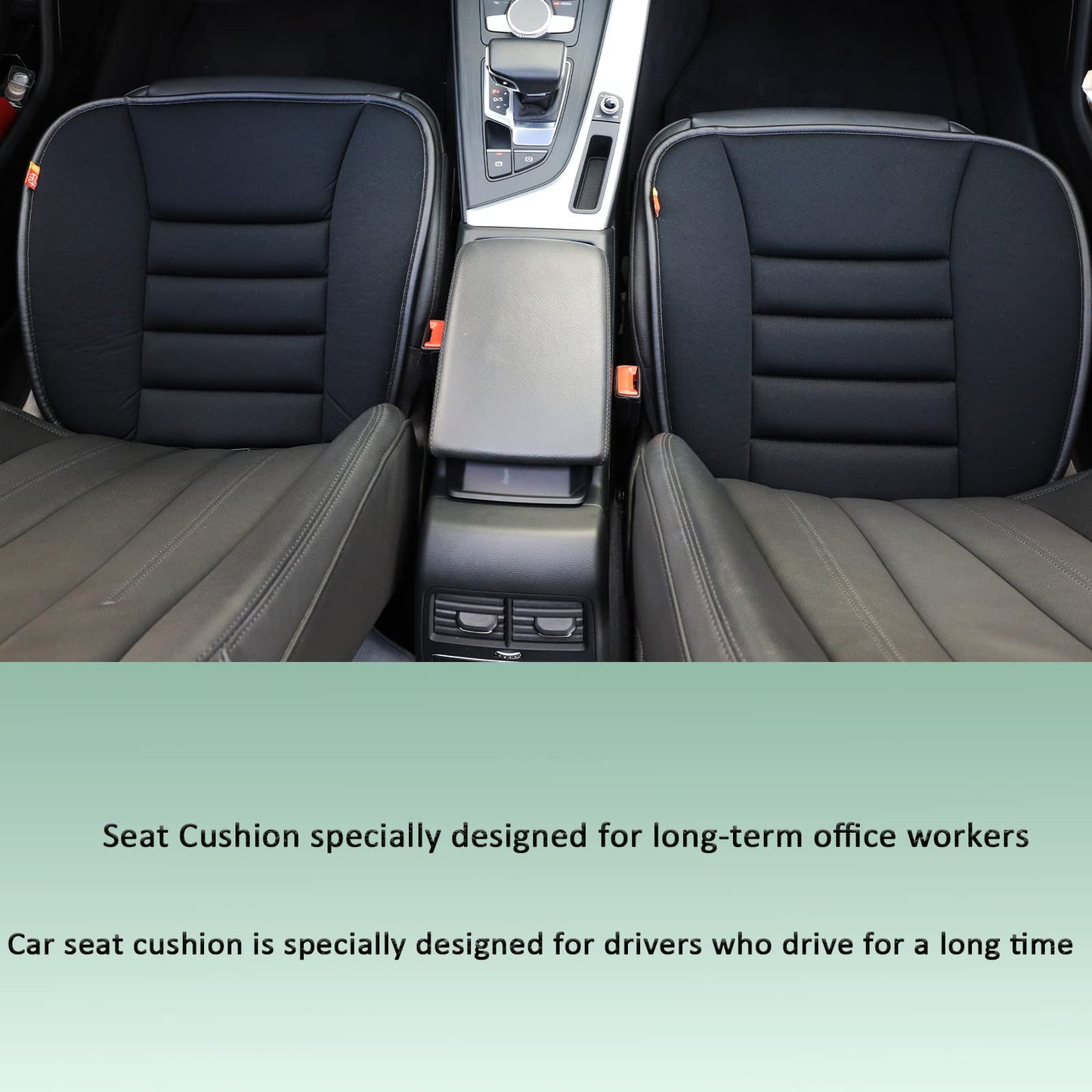 RaoRanDang Car Seat Cushion Pad for Car Driver Seat Office Chair Home Use Memory Foam Seat Cushion