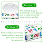 Doerdo 4 Pieces Portable Wet Wipe Pouch Bags Set, Baby Wipe Holder Reusable Travel Wet Wipe Dispenser Keeps Baby Wipe Fresh And