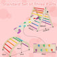 Edostory 5 In 1 Pikler Triangle Set, Indoor Playground And Gym For Kids, Foldable Wooden Montessori Climbing Set Triangle Ladder