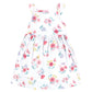 Hudson Baby Baby Girls Cotton Dresses, Butterfly Floral, 0-3 Months