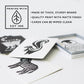 Wee Gallery Art Cards for Baby, Durable High Contrast Black and White Animal Flashcards for Newborns, Brain Development, Sensory