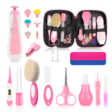 Baby Healthcare And Grooming Kit, Baby Safety Set Newborn Nursery Health Care Set With Hair Brush Scale Measuring Spoon Nail Cli