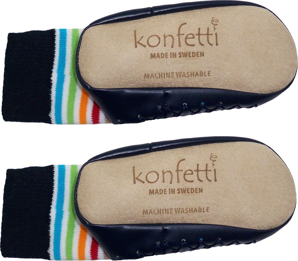 Konfetti Colorful Stripes Moccasins