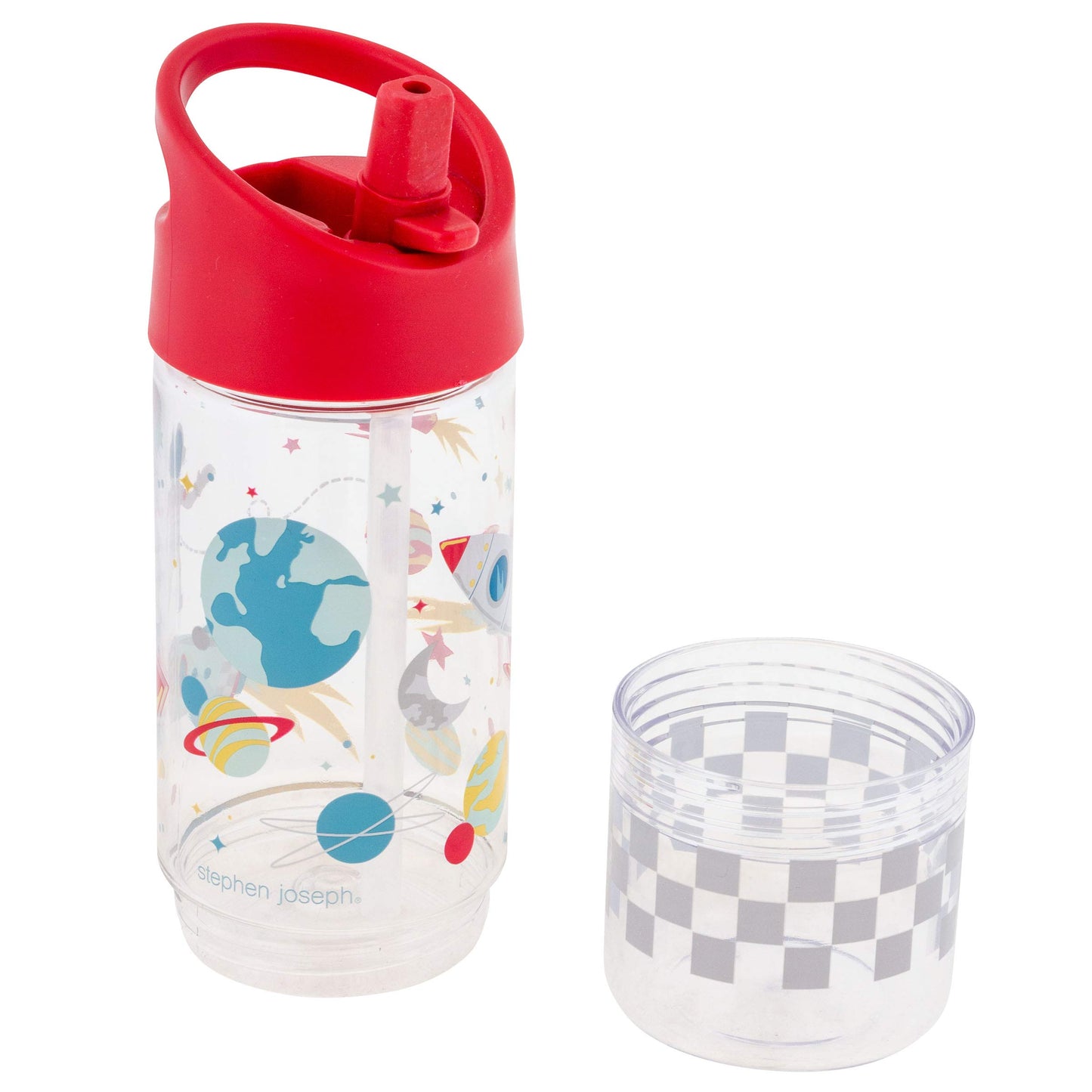 Stephen Joseph, Kids Sip And Snack Water Bottle, 12 Oz Tritan Bpa Free, Drink And Snack Water Bottle For Girls & Boys, Back To S