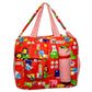 Unique Ideas New Born Baby Multipurpose Polyester Diaper/Mother Bag With Holder Diaper Changing Multi Compartment (Red_Small)(Pa