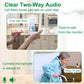 Smart Caregiver Video Monitor For Elderly Care And Caregivers, Portable, Rechargeable, Infrared Night Vision, Secure Connection,