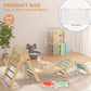 Pikler Triangle Set With Cushion, Toddler Climbing Toys Indoor, Baby Climbing Gym, Climbing Toys For Toddlers 1-3 Inside, Montes