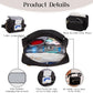 Printe Small Diaper Bag With Portable Changing Pad, Crossbody Fanny Pack With Wipes Pocket For Stroller, Women Waist Bag For Tra