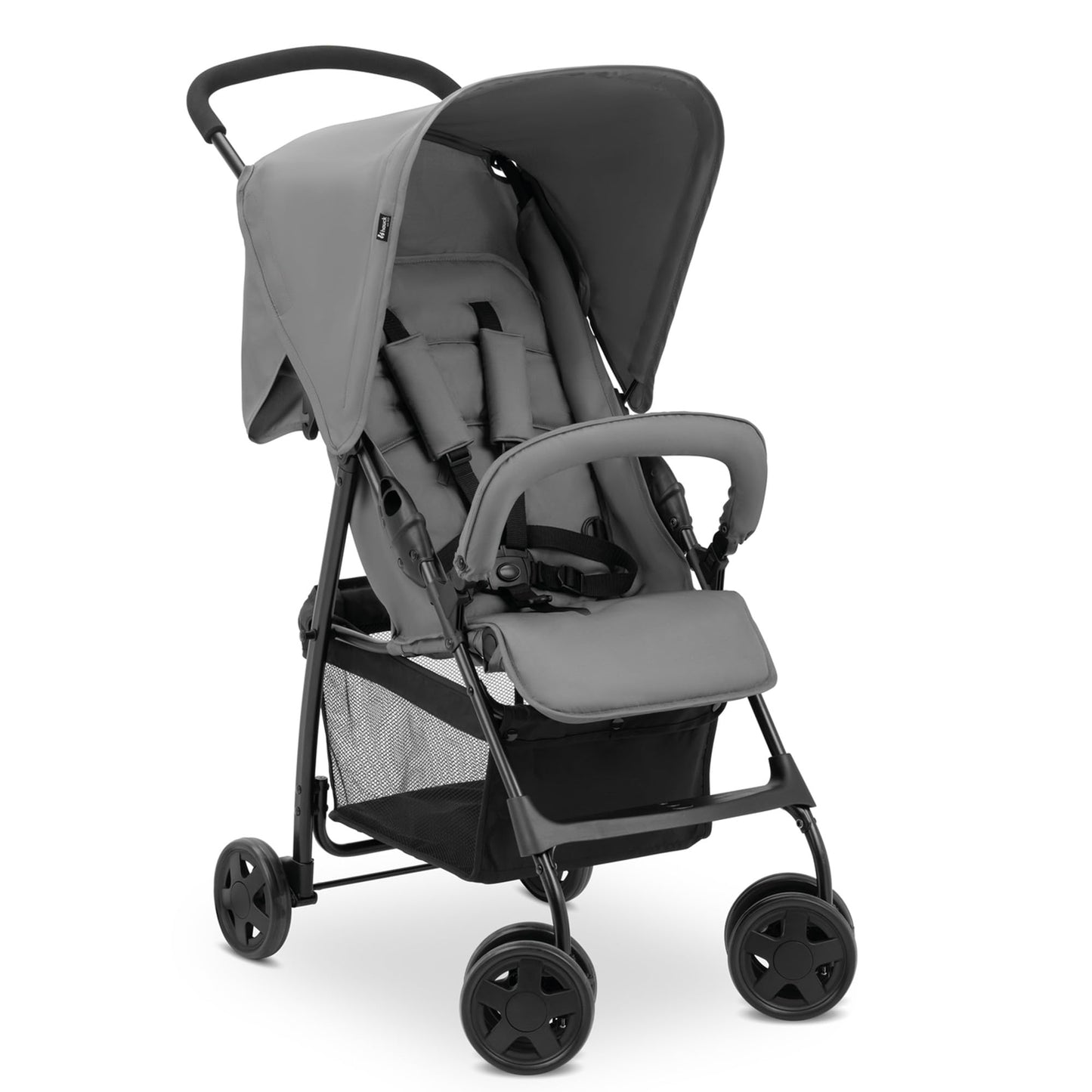 Hauck Lightweight And Compact Travel Baby/Toddler Foldable Stroller, Sport, Grey