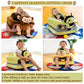 Baby Support Seat, Cute Baby Sofa Chair For Sitting Up, Comfy Plush Infant Seats (Monkey,W17.5 X H17.5)