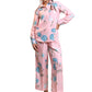 Vishudh Women Regular Fit Shirt Collar CoOrd Set Vncs000013 Pink Xl