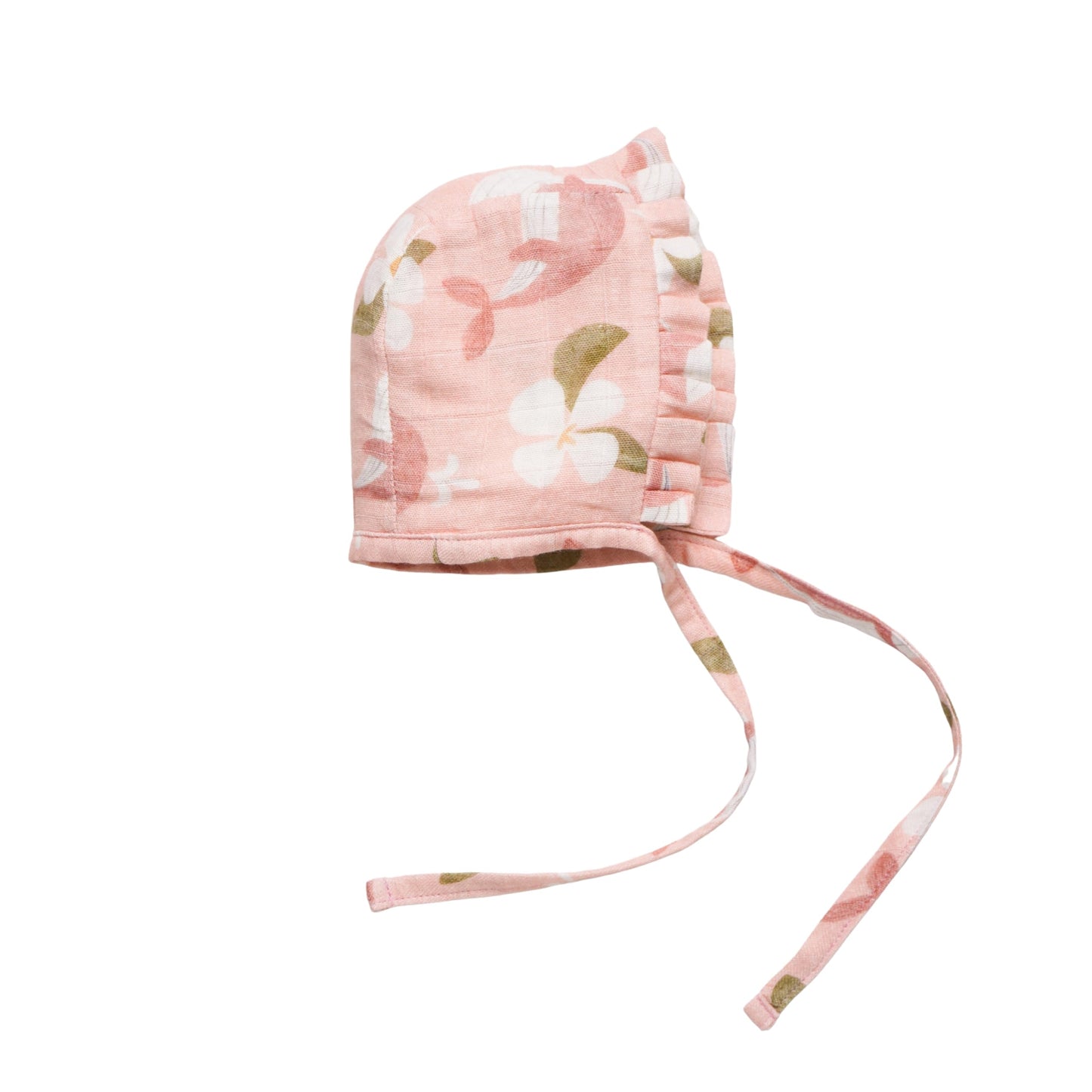 Cocoon Care Bamboo Organic Cotton Caps For New Born Baby | Bonnet Cap | Pinkwhale | 03 Months | Pink