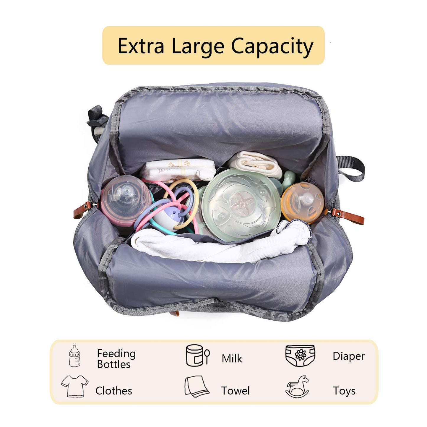 Frank Mully Diaper Bag Backpack Large Multifunction Travel Baby Bag For Mom Dad Pink1