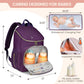 Lovevook Diaper Bag Backpack Large Capacity Baby Bag With Portable Changing Pad, Lightweight Waterproof And Insulated, Multifunc