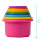The First Years Stack & Count Stacking Cups - Colorful Baby Stacking Water Toys Set - Stackable Cups for Learning - Baby Bath To