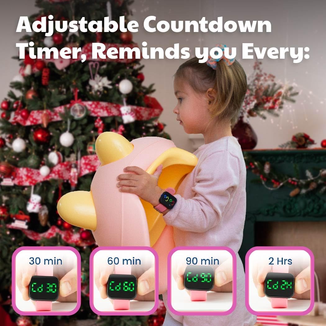 Potty Training Watch For Kids V2 - A Water Resistant Potty Reminder Device For Boys & Girls To Train Your Toddler With Fun/Music