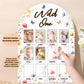 My First Year Photo Board Wild One Photo Board Spring Wildflower One Year Old Birthday Decoration First Year Picture Frame 12 Mo