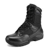 Nortiv 8 Mens Military Tactical Work Boots Side Zip Hiking Motorcycle Combat Bootie Black Size 7 M Us Response