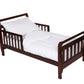 TL Care Minky Dot Chenille 4 Piece Toddler Bedding Set, White, for Boys and Girls