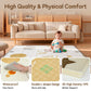 Foldable Baby Play Mat, Piglog Waterproof Playmats For Babies And Toddlers Kids, Safe Foam Playmat For Tummy Time, 50X50 Playpen