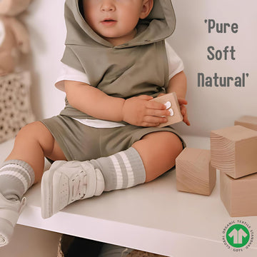 Bistyle Baby Grip Ankle Socks 6 Pairs | Newborn Infant Toddlers Socks Organic Cotton | Kids Boys Girls Ankle Socks (Us, Age, 6 M