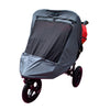 SnoozeShade Twin Deluxe Double Buggy Sun Shade for Pushchairs and Strollers Breathable Blackout Mesh Blocks 97.5% UV Ideal for N