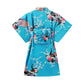 Cutey May Japanese Traditional Dress For Girls Costume Kimono For Kids Set (Aqua, 10-12Years(150Cm))