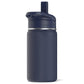 Hydrapeak Mini 14Oz Water Bottle With Straw Lid, Stainless Steel Double Wall Insulated Water Bottle | Leak-Proof And Spill-Proof
