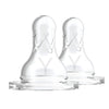 Dr. Browns - Natural Flow Standard Y-Cut Silicon Nipples 9m+ - 2 Pack
