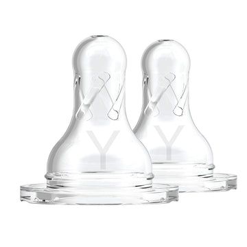 Dr. Browns - Natural Flow Standard Y-Cut Silicon Nipples 9m+ - 2 Pack