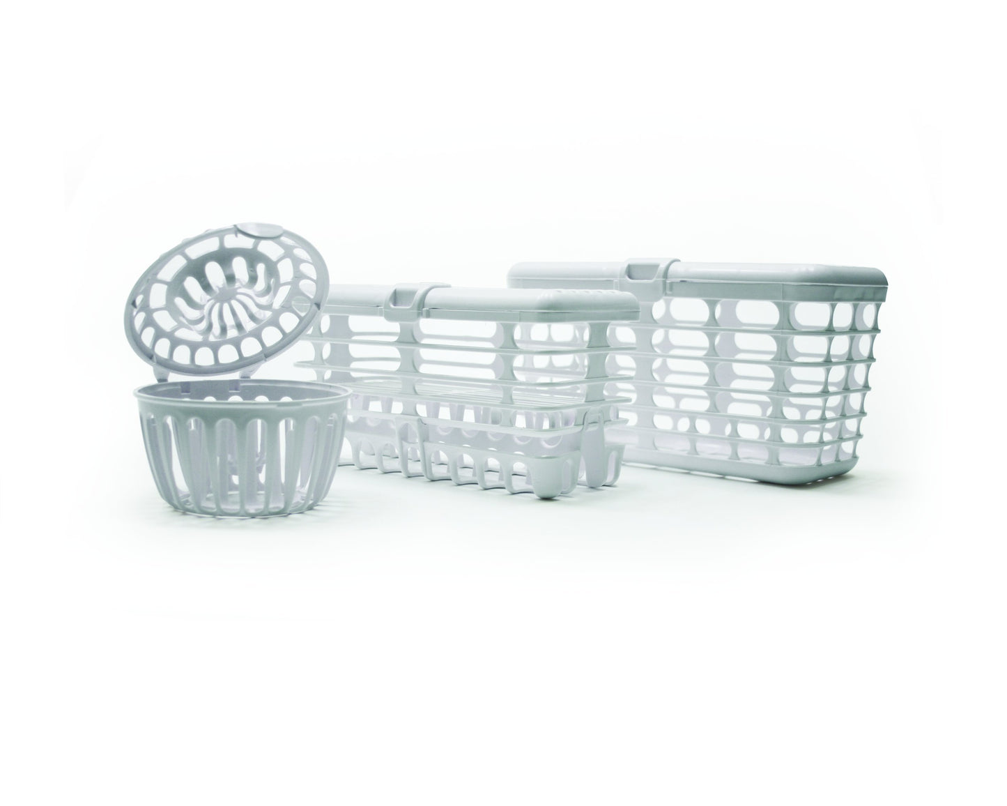 Prince Lionheart Made In Usa High Capacity 3-In-1 Dishwasher And Spill Proof Vave Cleaner Basket For Toddlers & Infants Bottle P