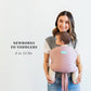 Moby Baby Wrap Carrier Easy-Wrap for Newborns to Toddlers (8-33lbs), Infant Sling Carrier, Lightweight & Hands Free Design for M