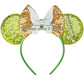 Eisyaa Mouse Ears Bow Headbands, Sequin Tinkerbell Minnie Ears Headband Glitter Party Fairy Wings Dress Up Princess Decoration C