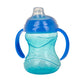Nuby Clik-It Grip N' Sip Soft Spout No-Spill Training Sippy Cup With Handles - (3-Pack) 10 Oz - 4+ Months - Boy