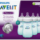 Philips Avent Natural Bottle, Teal, 9 Ounce, 4 Count